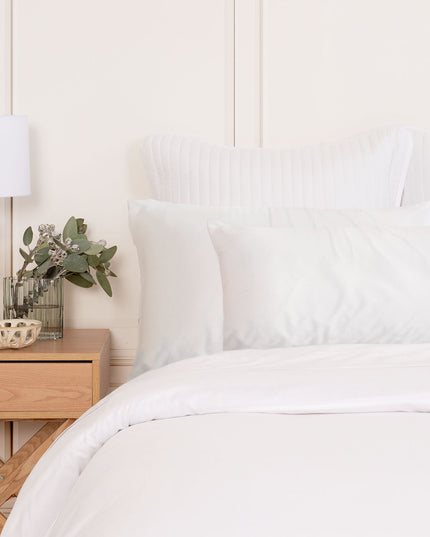 MULBERRY SILK PILLOW CASE TWIN PACK - SIZE: 51X76CM - WHITE-1951134812123303937