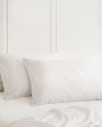 MULBERRY SILK PILLOW CASE TWIN PACK - SIZE: 51X76CM - IVORY-1951134812307853316