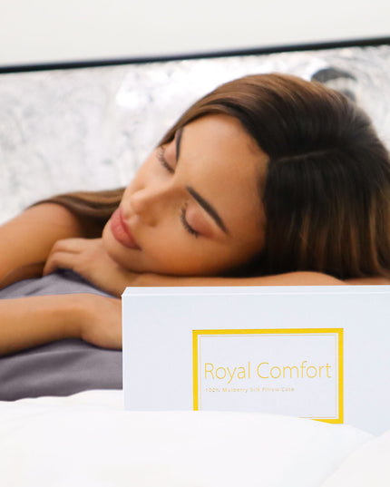 MULBERRY SILK PILLOW CASE TWIN PACK - SIZE: 51X76CM - CHARCOAL-1951134812672757767