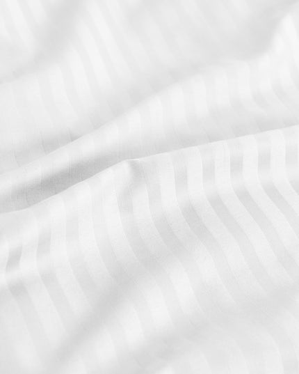 KENSINGTON 1200TC COTTON SHEET SET IN STRIPE-QUEEN - WHITE-1951134850245332996