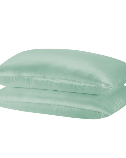 MULBERRY SILK PILLOW CASE TWIN PACK - SIZE: 51X76CM - MINT-1951134813041856512