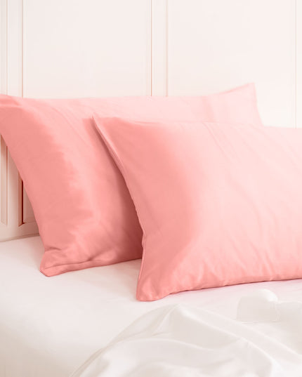 MULBERRY SILK PILLOW CASE TWIN PACK - SIZE: 51X76CM - BLUSH-1951134813234794500