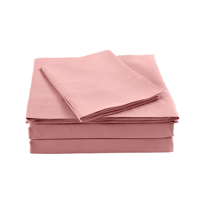 Royal Comfort Bamboo Blended Sheet Set Blush - King-1951134852321513474