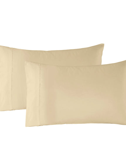 Royal Comfort Blended Bamboo Quilt Cover Sets -Dark Ivory-Double-1951134818922270724