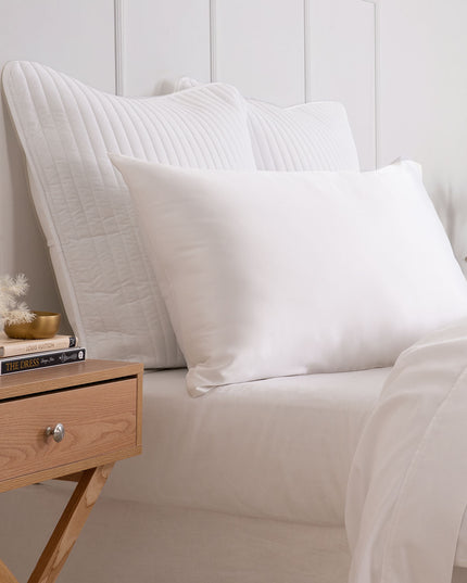 Pure Silk Pillow Case by Royal Comfort-White-1951134813608087554