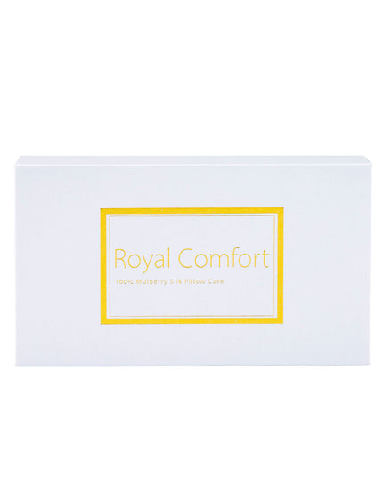 Pure Silk Pillow Case by Royal Comfort-White-1951134813608087559