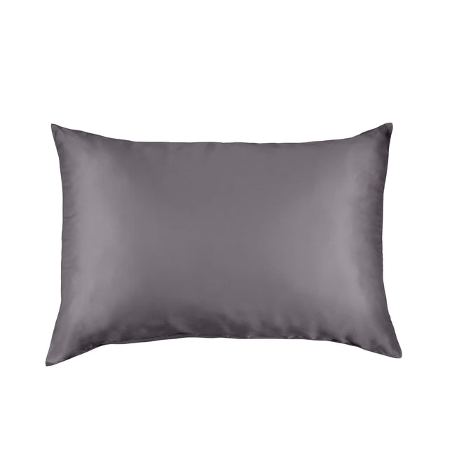 Pure Silk Pillow Case by Royal Comfort-Charcoal-1951134813780054016