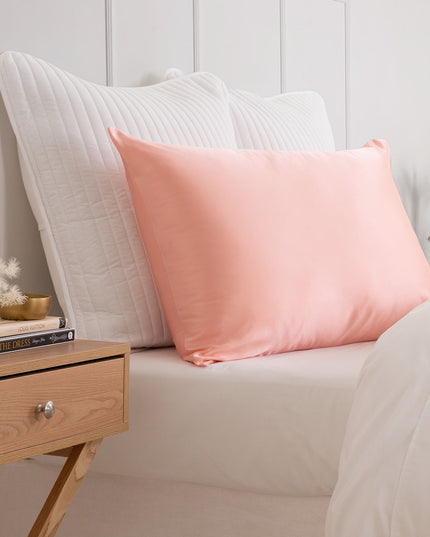 Pure Silk Pillow Case by Royal Comfort-Blush-1951134814153347073