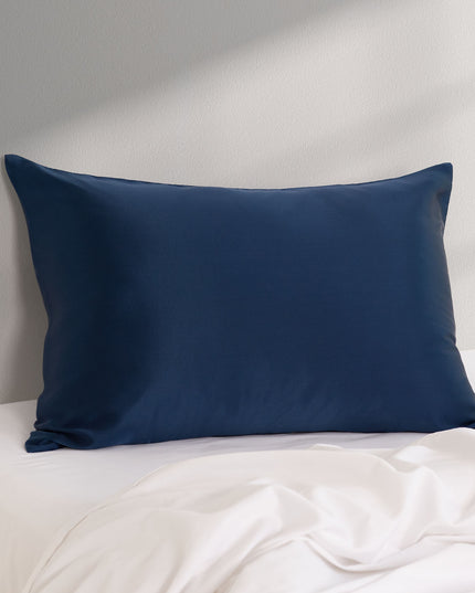 Pure Silk Pillow Case by Royal Comfort-Navy-1951134814337896451