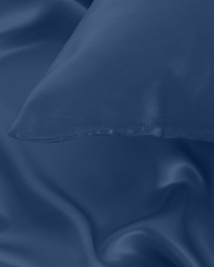 Pure Silk Pillow Case by Royal Comfort-Navy-1951134814337896455