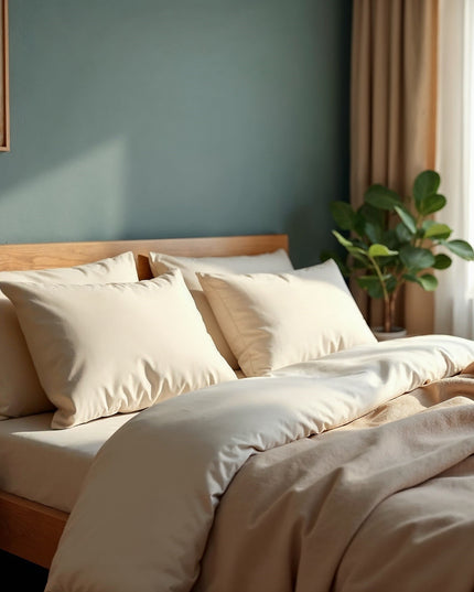 Royal Comfort 1000TC Cotton Blend Quilt Cover Sets King - Pebble-1951134822508400641