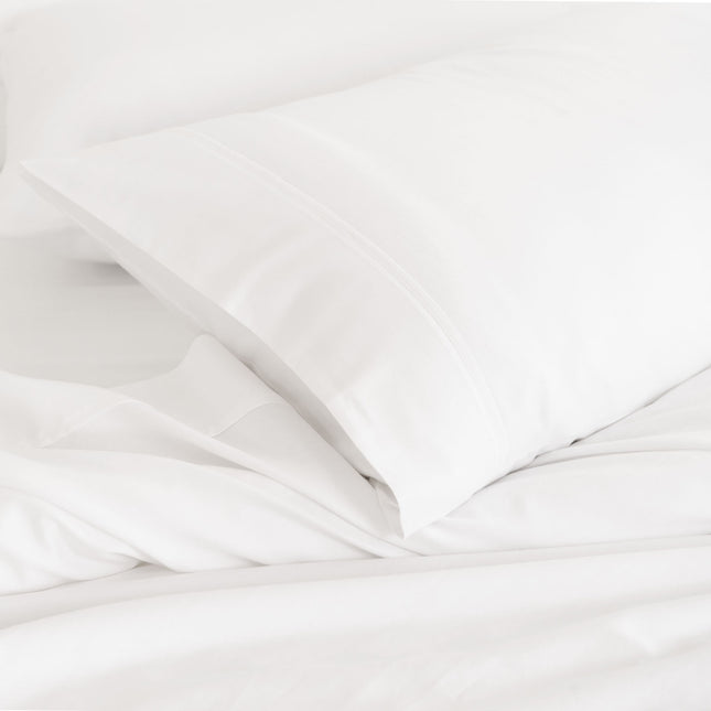 Royal Comfort - Balmain 1000TC Bamboo cotton Sheet Sets (Queen) - White-1951134852657057797
