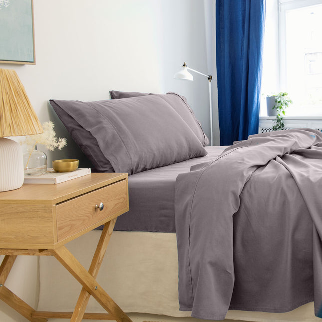 Royal Comfort - Balmain 1000TC Bamboo cotton Sheet Sets (Queen) - Dove-1951134853017767938