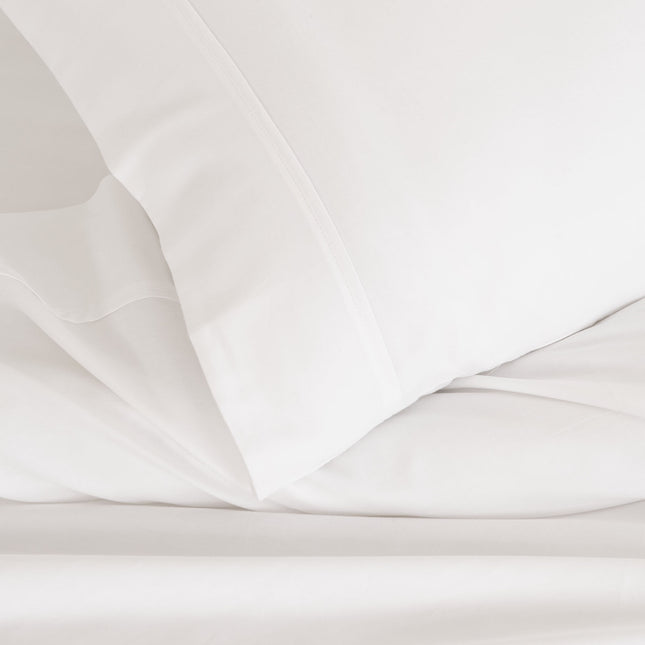 Royal Comfort - Balmain 1000TC Bamboo cotton Sheet Sets (King) - White-1951134853571416068