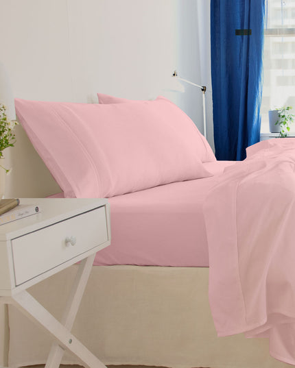 Royal Comfort - Balmain 1000TC Bamboo cotton Sheet Sets (King) - Blush-1951134854330585090