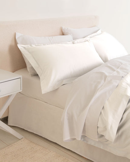 Royal Comfort - Balmain 1000TC Bamboo cotton Quilt Cover Sets (Queen) - White-1951134823074631681