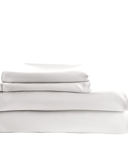 Royal Comfort - Balmain 1000TC Bamboo cotton Quilt Cover Sets (Queen) - White-1951134823074631686