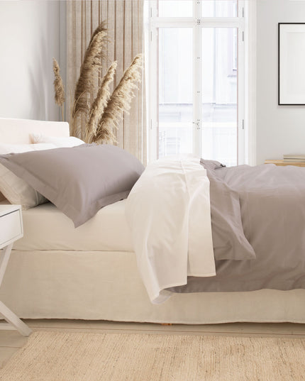 Royal Comfort - Balmain 1000TC Bamboo cotton Quilt Cover Sets (Queen) - Dove-1951134823460507650