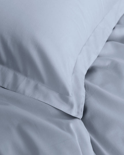 Royal Comfort - Balmain 1000TC Bamboo cotton Quilt Cover Sets (Queen) - Blue Fog-1951134823645057028