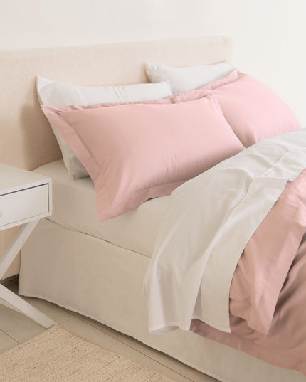 Royal Comfort - Balmain 1000TC Bamboo cotton Quilt Cover Sets (Queen) - Blush-1951134823833800705