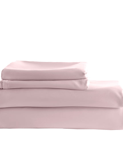 Royal Comfort - Balmain 1000TC Bamboo cotton Quilt Cover Sets (Queen) - Blush-1951134823833800710