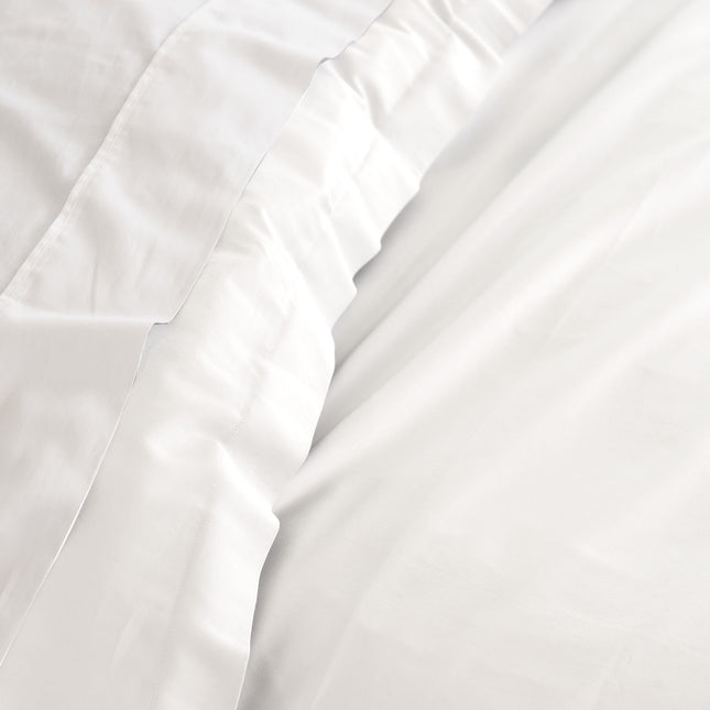 Royal Comfort - Balmain 1000TC Bamboo cotton Quilt Cover Sets (King) - White-1951134824026738693