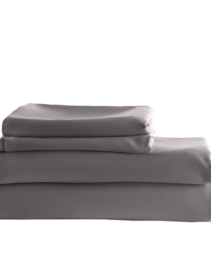 Royal Comfort - Balmain 1000TC Bamboo cotton Quilt Cover Sets (King) - Pewter-1951134824207093766