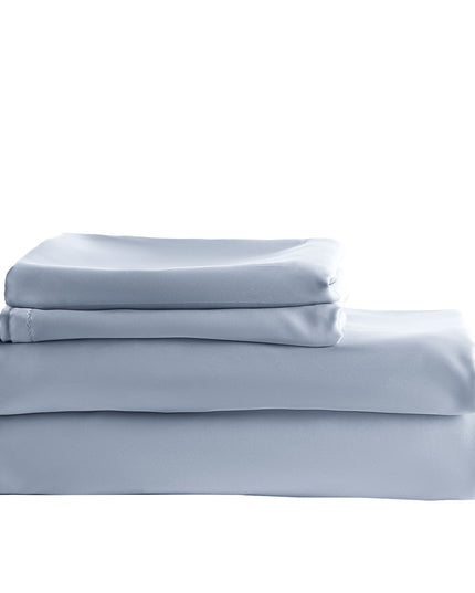 Royal Comfort - Balmain 1000TC Bamboo cotton Quilt Cover Sets (King) - Blue Fog-1951134824609746950