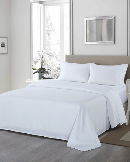 Royal Comfort 1200TC Ultrasoft 4 Piece Sheet Set - Queen - White-1951134857669251072