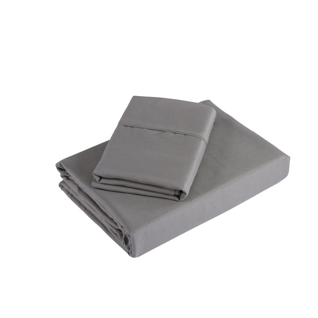 Royal Comfort 1200TC Ultrasoft 4 Piece Sheet Set - Queen - Charcoal-1951134857841217539