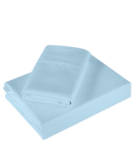 Royal Comfort 1200TC Ultrasoft 4 Piece Sheet Set - Queen - Sky Blue-1951134858021572611