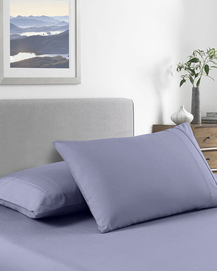 Royal Comfort Bamboo Cooling 2000TC Sheet Set - Double-Lilac Grey-1951134859921592321