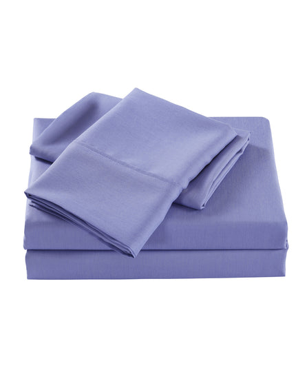 Royal Comfort Bamboo Cooling 2000TC Sheet Set - King-Mid Blue-1951134862794690562