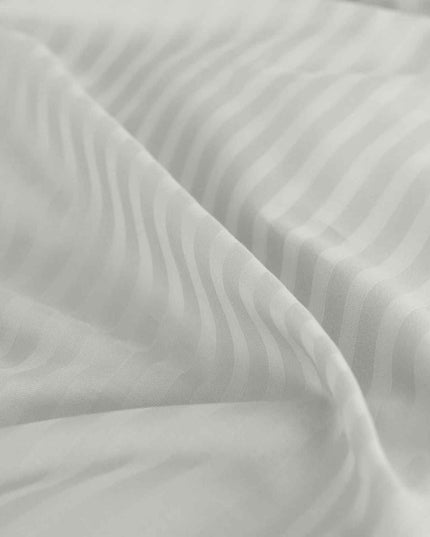 Royal Comfort 1200 Thread count Damask Stripe Cotton Blend sheet sets Queen Silver-1951134866833805316