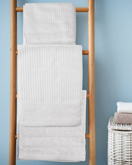 Royal Comfort Eden Egyptian Cotton 600 GSM 8 Piece Towel Pack White-1951134891118825474