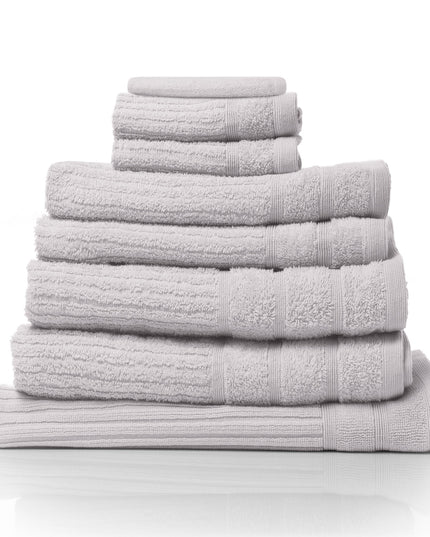Royal Comfort Eden Egyptian Cotton 600 GSM 8 Piece Towel Pack Sea Holly-1951134891626336256