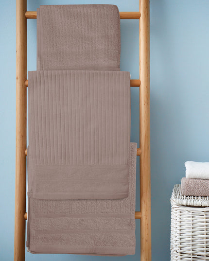 Royal Comfort Eden Egyptian Cotton 600 GSM 8 Piece Towel Pack Champagne Rose-1951134891802497026