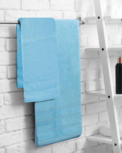 Royal Comfort Eden Egyptian Cotton 600 GSM 8 Piece Towel Pack Aqua-1951134892150624261