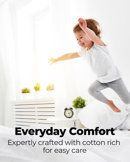 Royal Comfort 1500TC Cotton Rich Fitted sheet 3 PC Set Double-Dusk Grey-1951134869392330758