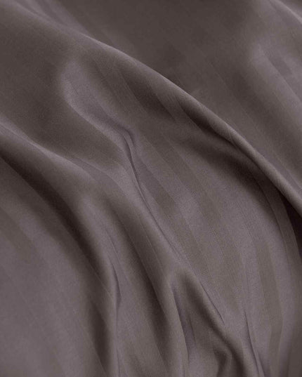 Royal Comfort 1200 Thread count Damask Stripe Cotton Blend sheet sets King Pewter-1951134870906474499