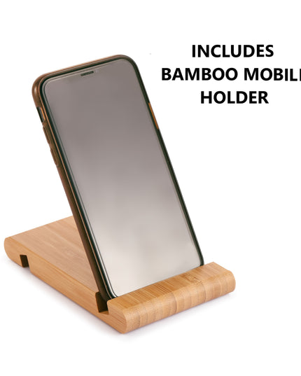 CARLA HOME 3 Pieces Bamboo Cutting Board with Juice Groove and Mobile Holder included for Home Kitchen-1992735302468374533