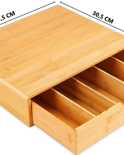CARLA HOME Bamboo K-Cup Coffee Pod Holder Storage Organizer  for Kitchen, Jewelry and Cosmetic-1992735300081815559