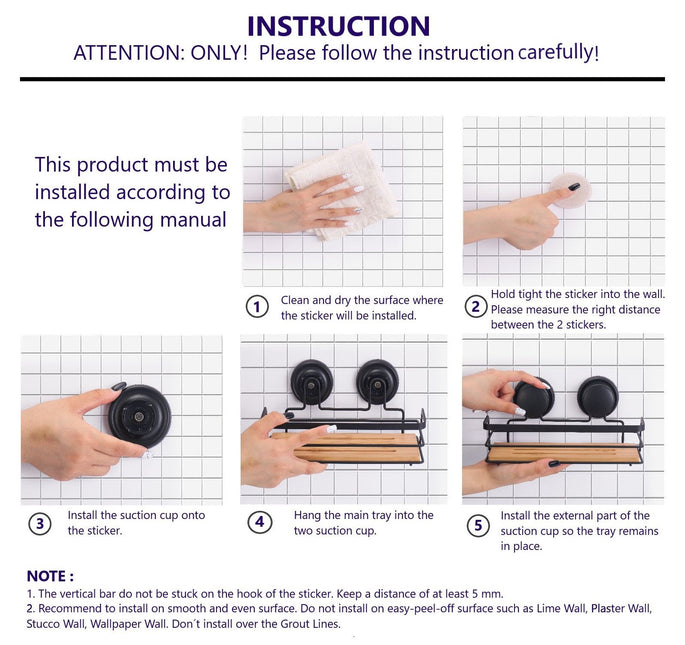 CARLA HOME  2 Pack Round Corner Shower Caddy Shelf Basket Rack with Premium Vacuum Suction Cup No-Drilling for Bathroom and Kitchen-1992735300270559239