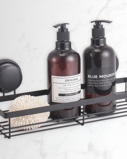 CARLA HOME  2 Pack Rectangular Corner Shower Caddy Shelf Basket Rack with Premium Vacuum Suction Cup No-Drilling for Bathroom and Kitchen-1992735303034605569