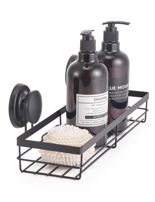 CARLA HOME 2 Pack Rectangular Corner Shower Caddy No-Drill