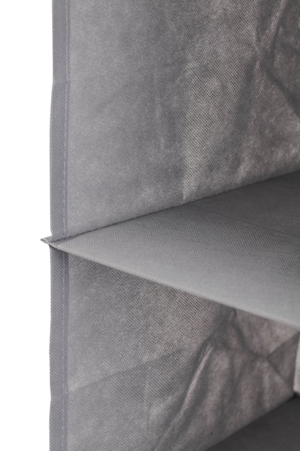 CARLA HOME  5 Tier Shelf Hanging Closet Organizer and Storage for Clothes (Grey)-1978962238370877445