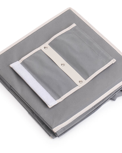 CARLA HOME  5 Tier Shelf Hanging Closet Organizer and Storage for Clothes (Grey)-1978962238370877446