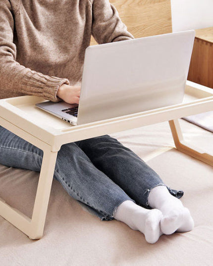 CARLA HOME Multifunction Laptop Bed Desk with foldable legs for Home Office (White)-1978962240203788289