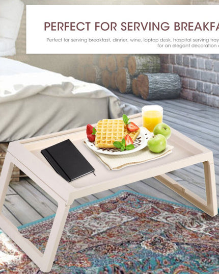 CARLA HOME Multifunction Laptop Bed Desk with foldable legs for Home Office (White)-1978962240203788291