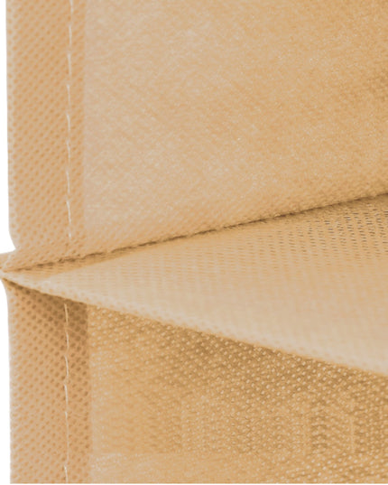 3 Pack 5-Tier Shelf Hanging Closet Organizer and Storage for Clothes (Beige)-1978962242703593477